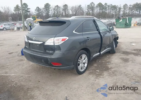 2010 Lexus Rx 450H z USA, uszkodzony, nr VIN JTJBC1BA4A2011792